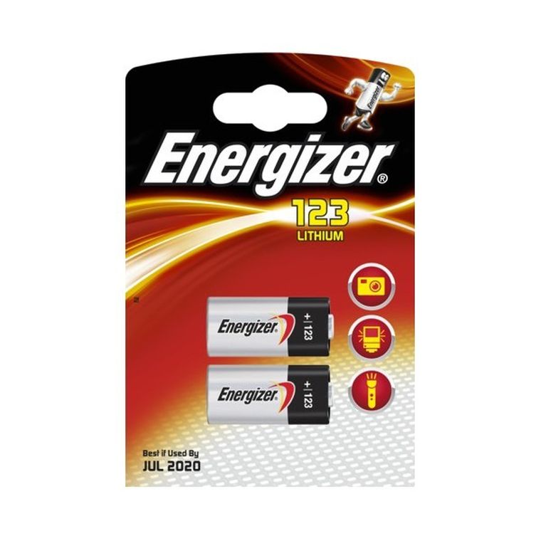 Energizer, bateria Photo Lithium 123, 2 szt.