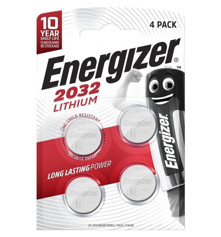 Energizer, bateria specjalistyczna, CR2032, 3V, ECO, 4 szt.