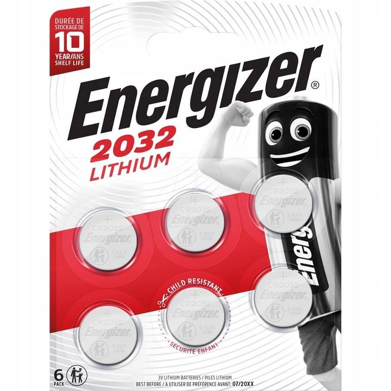 Energizer, baterie specjalistyczne, 2032, 6 szt.