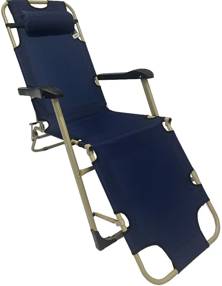 Enero Camp, Garda, fotel turystyczny z zagłówkiem, granat-beż