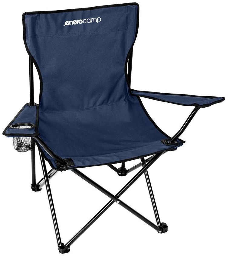 Enero Camp, krzesło turystyczne składane, 50-50-80 cm, granatowe