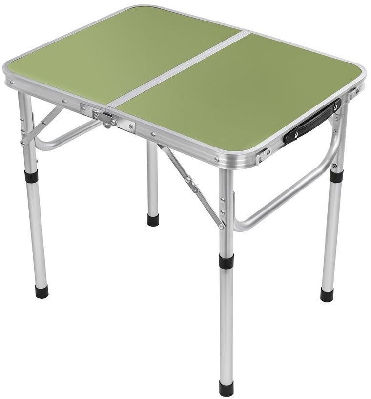 Enero Camp, składany stolik turystyczny, zielony, 60-45-25/56 cm