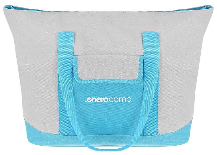Enero Camp, torba termiczna, błekitno-szara, 25l