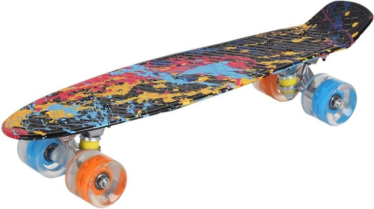 Enero, deskorolka LED, graffiti, 22"