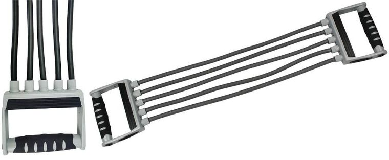 Enero Fit, ekspander gumowy, 5-żyłowy z rączkami ABS