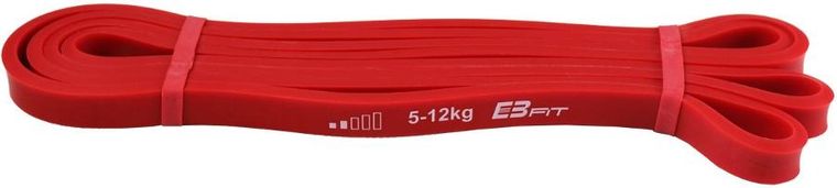 Enero Fit, guma, taśma oporowa, 5-12 kg, czerwona