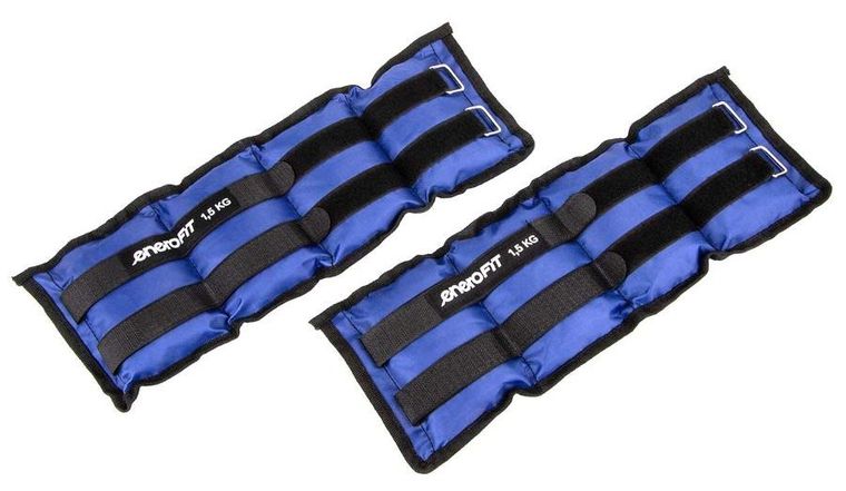 Enero Fit, obciążenie na przeguby, niebieskie, 2-1,5kg