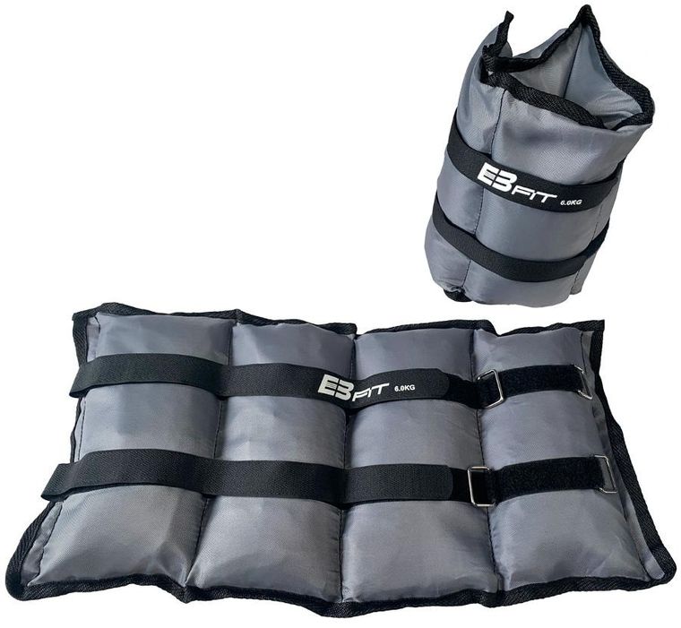 Enero fit, obciążenie na przeguby, szare, 12 kg, 2-6 kg