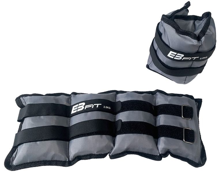 Enero Fit, obciążenie na przeguby, szare, 2-2 kg