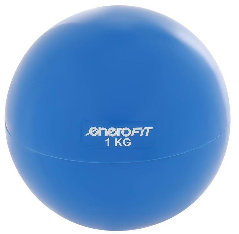 Enero, Fit, piłka wagowa z obciążeniem, niebieska, 1kg