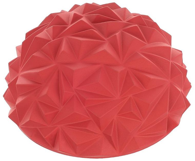 Enero Fit, półkula sensoryczna do masażu, diament, bordowa