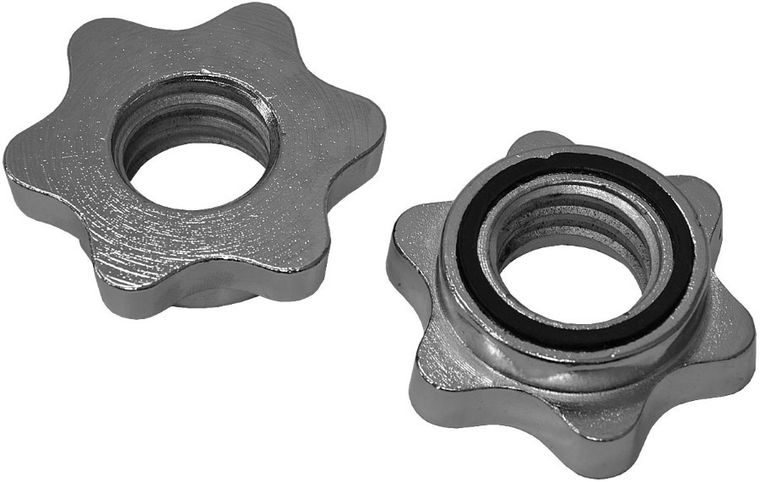 Enero Fit, zacisk na gryf, chrom, ⌀25,4 mm, 2 szt.