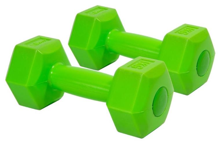 Enero Fit, zestaw hantli kompozytowych, 2-1 kg