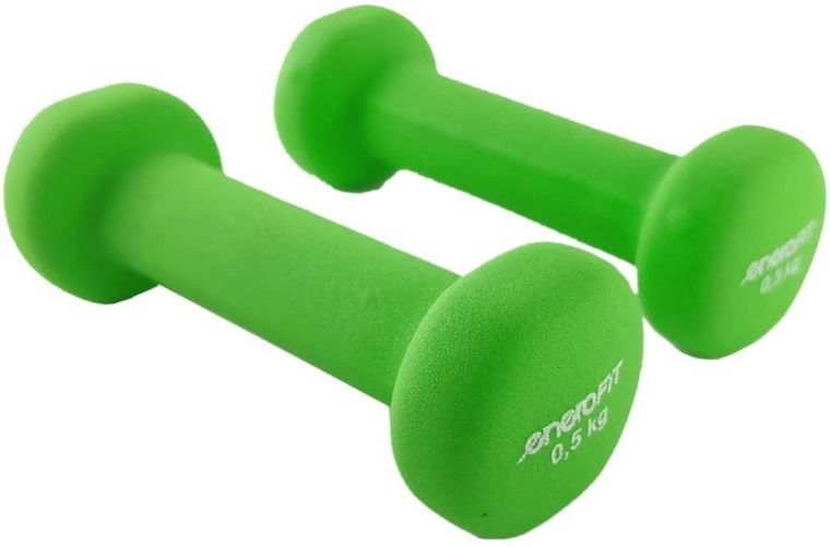 Enero Fit, zestaw hantli neoprenowych, 0,5 kg, 2 szt.
