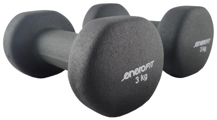 Enero fit, zestaw hantli neoprenowych, 2-3 kg