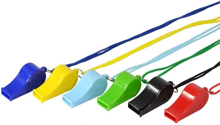 Enero, gwizdek plastikowy, 12 szt.