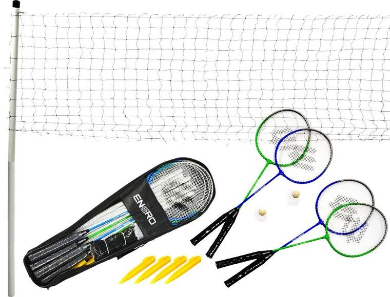 Enero, mega zestaw do badmintona w pokrowcu