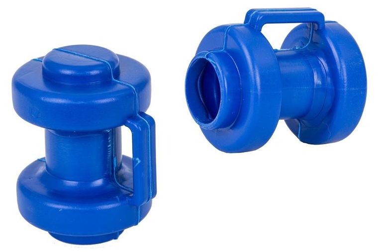 Enero, nakładka na słupek trampoliny, niebieski, 1 szt.