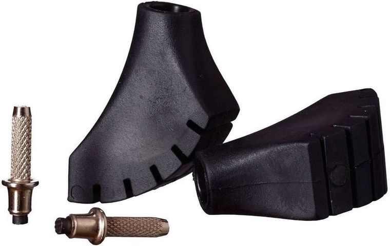 Enero, nakładki do kijów do Nordic Walking, 2 szt. + 2 groty