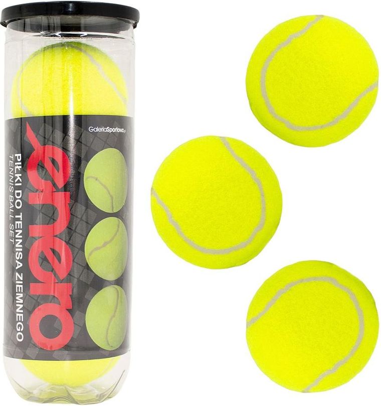 Enero, piłka, tenis ziemny, 3 szt.
