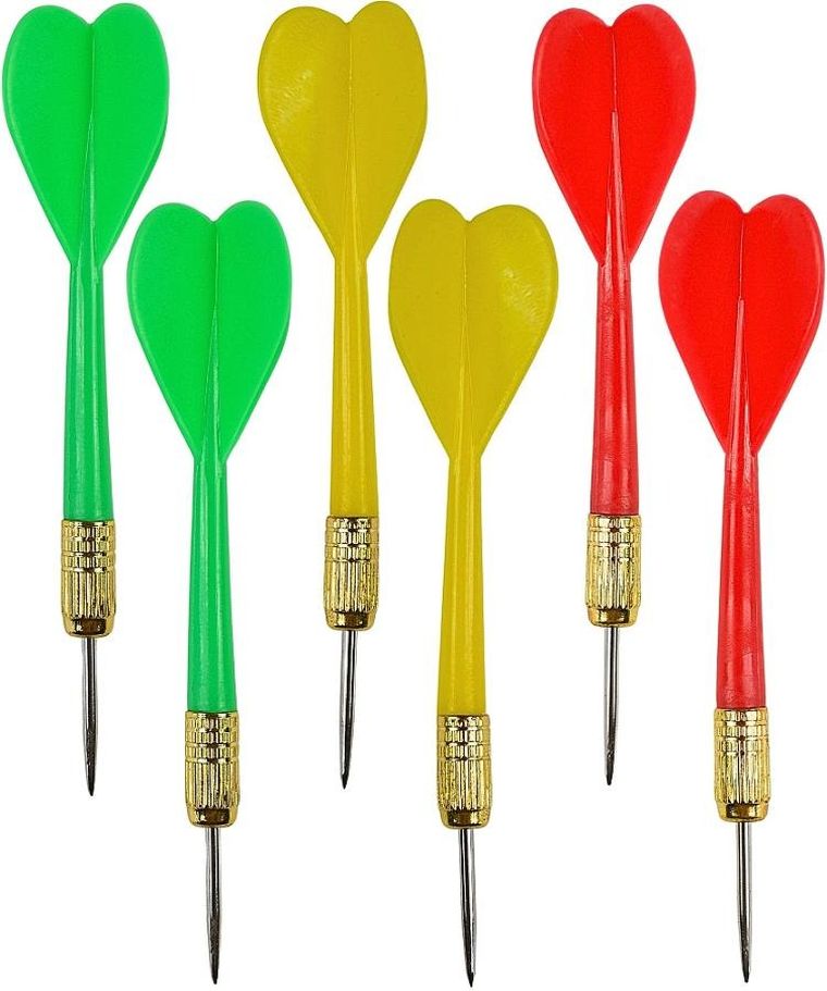 Enero, rzutki metalowe do darta, 6g, 6 szt.