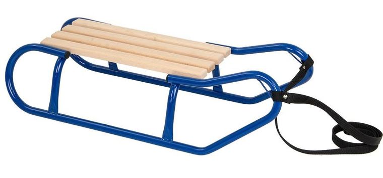 Enero, sanki metalowe mocne, Kubuś, niebieskie