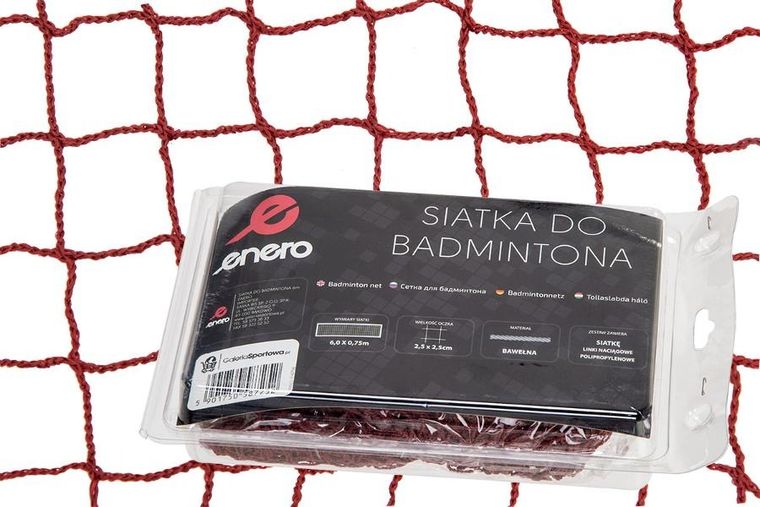 Enero, siatka do badmintona, 6-0,75m