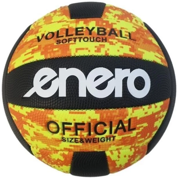 Enero, Softtouch, piłka siatkowa, żółta, rozmiar 5