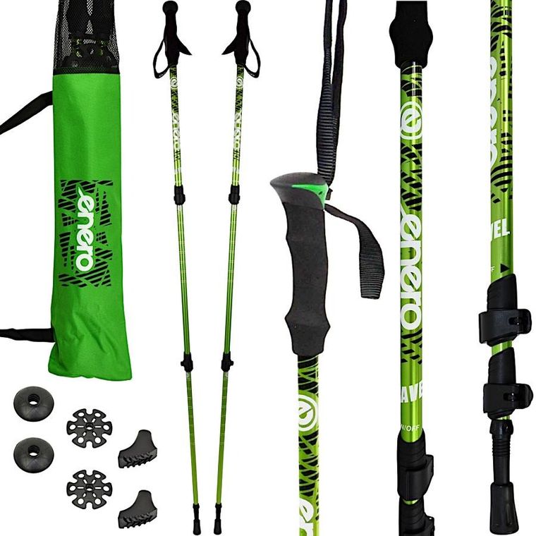 Enero, Travel, kije nordic walking w pokrowcu