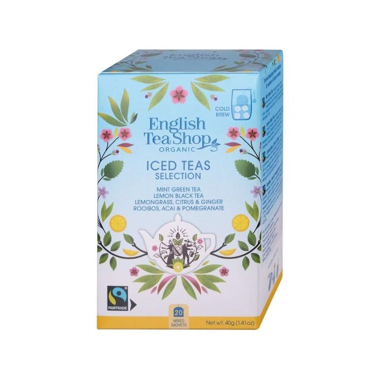 English Tea Shop, herbata BIO, na zimno cold brew, orzeźwiająca, 20 saszetek