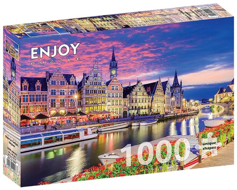 Enjoy, Gandawa, Belgia, puzzle, 1000 elementów