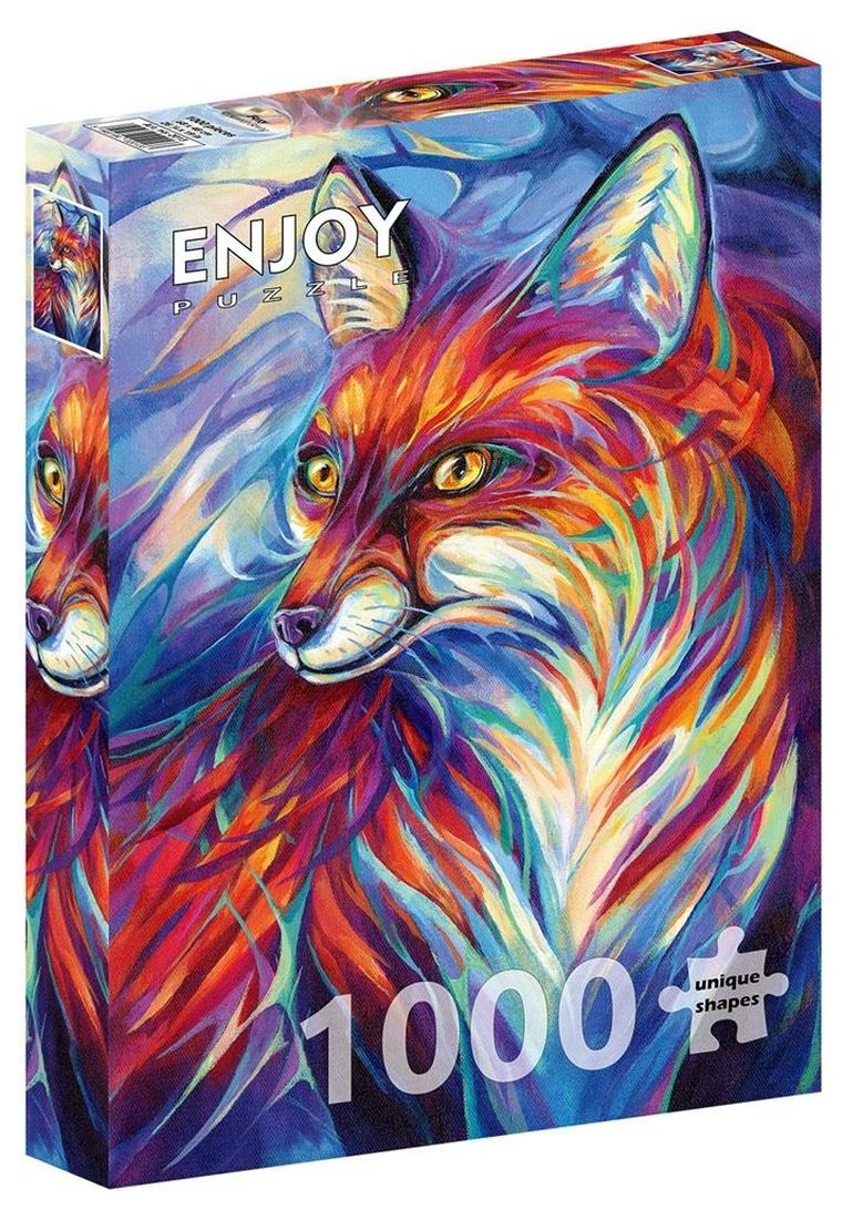 Enjoy, Kolorowy lis, puzzle, 1000 elementów