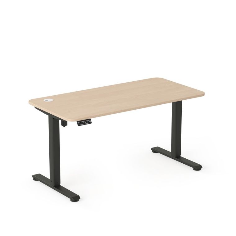 Entelo, Axio, biurko elektryczne regulowane, rozmiar 3-4, 100-60 cm, brzoza