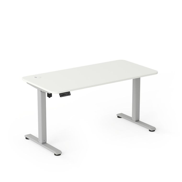 Entelo, Axio, biurko elektryczne regulowane, rozmiar 5-6, 120-60 cm, biały