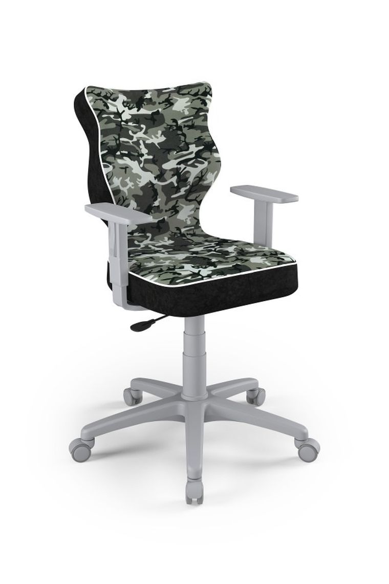 Entelo, Duo, krzesło biurowe z podłokietnikami, wzrost 159-188 cm, moro