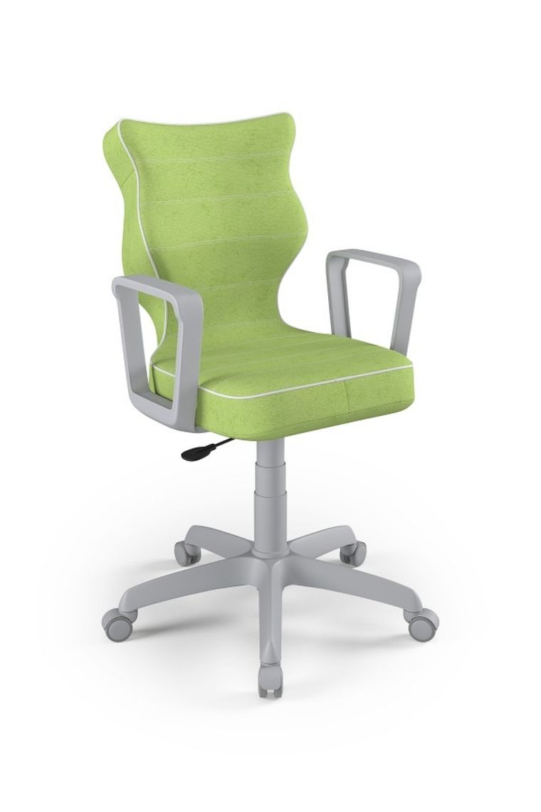 Entelo, Norm, krzesło biurowe z podłokietnikami, wzrost 159-188 cm, zielone