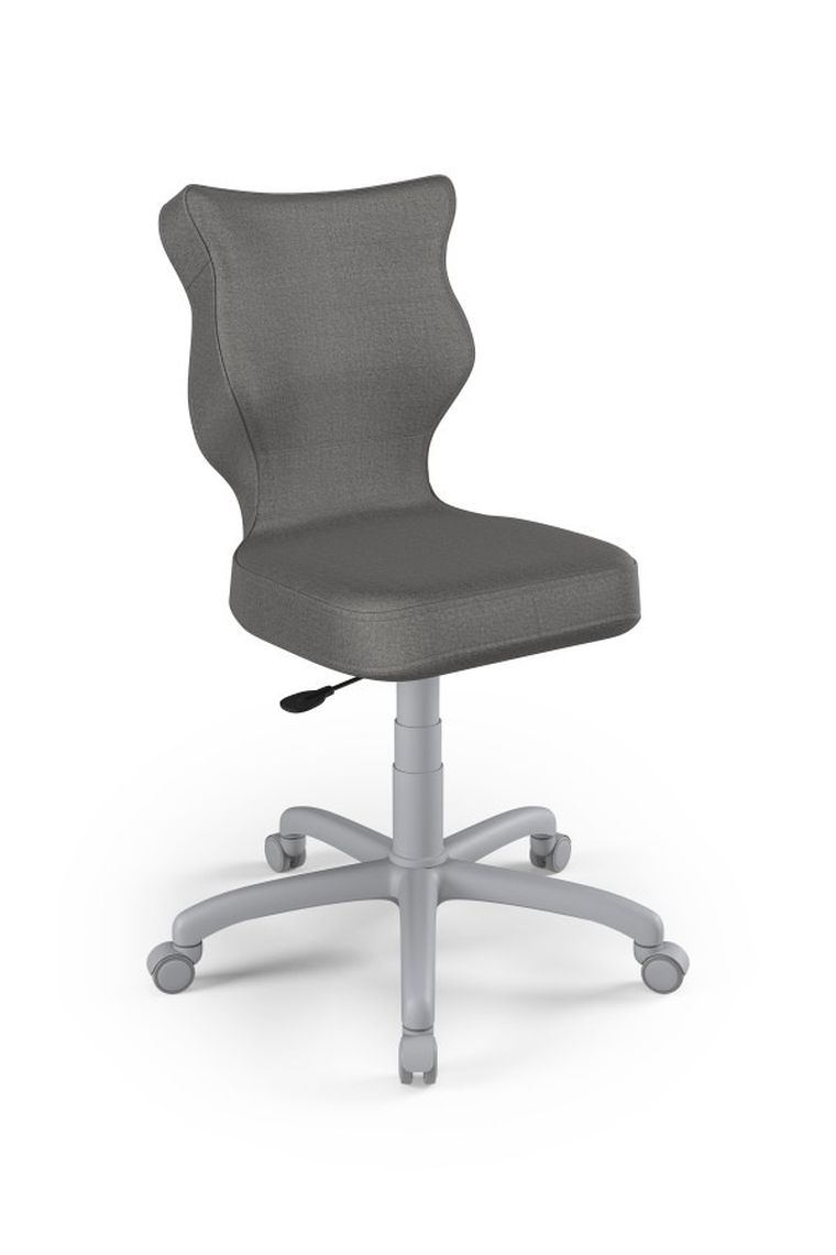 Entelo, Petit, krzesło młodzieżowe, wzrost 146-176,5 cm, ciemno szare