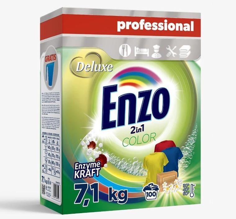Enzo, proszek do prania kolorowego, 7,1 kg