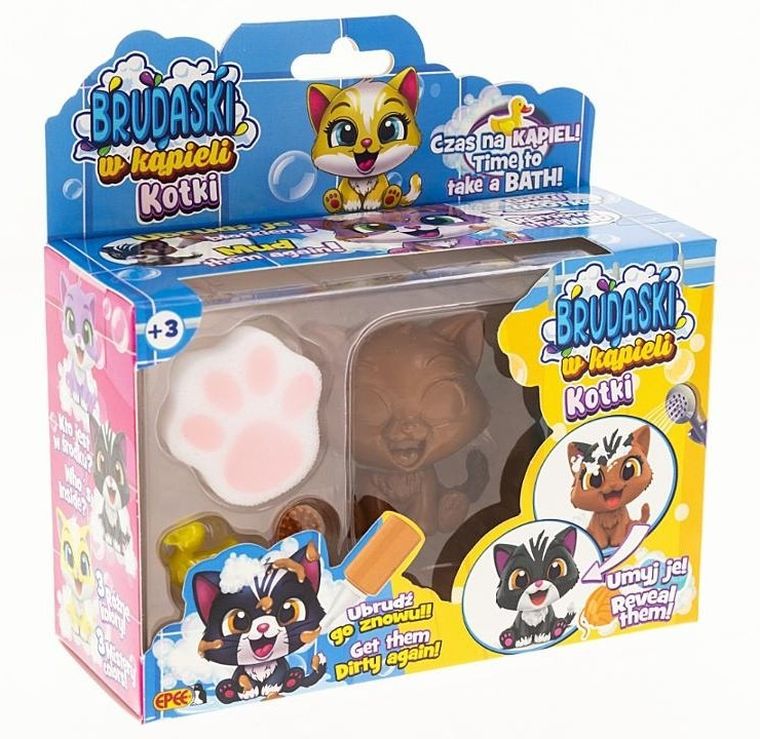 Epee, Brudaski w kąpieli, Kotki, Tytus, zestaw z figurką