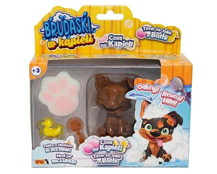 Epee, Brudaski w kąpieli, Pieski, Corgi, zestaw z figurką