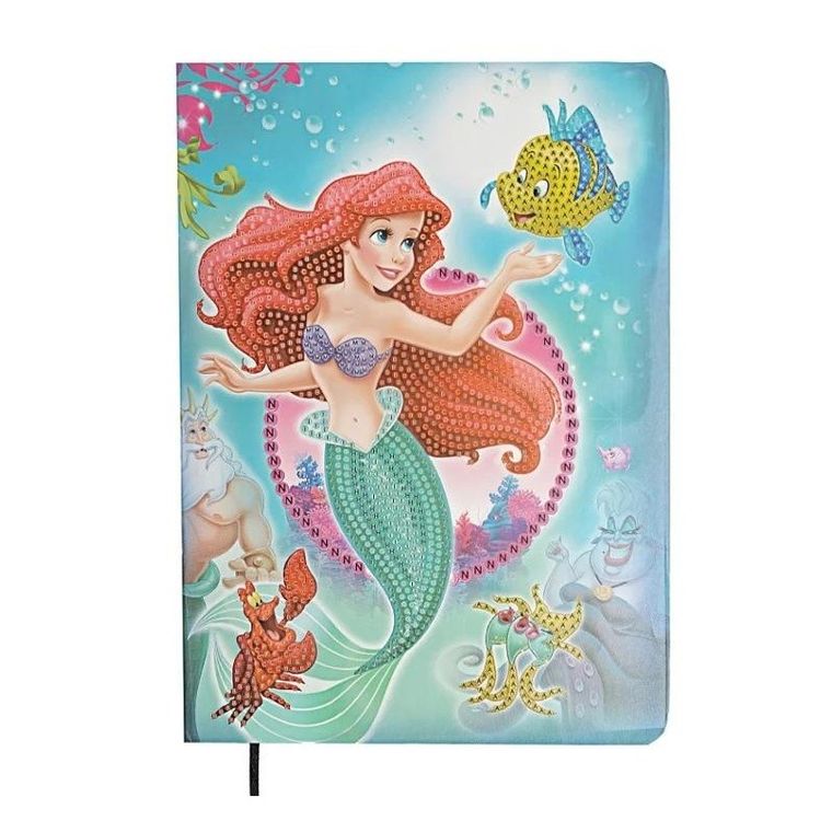 Epee, Mała Syrenka, Crystal Art, notatnik z mozaiką diamentową, 1 szt.
