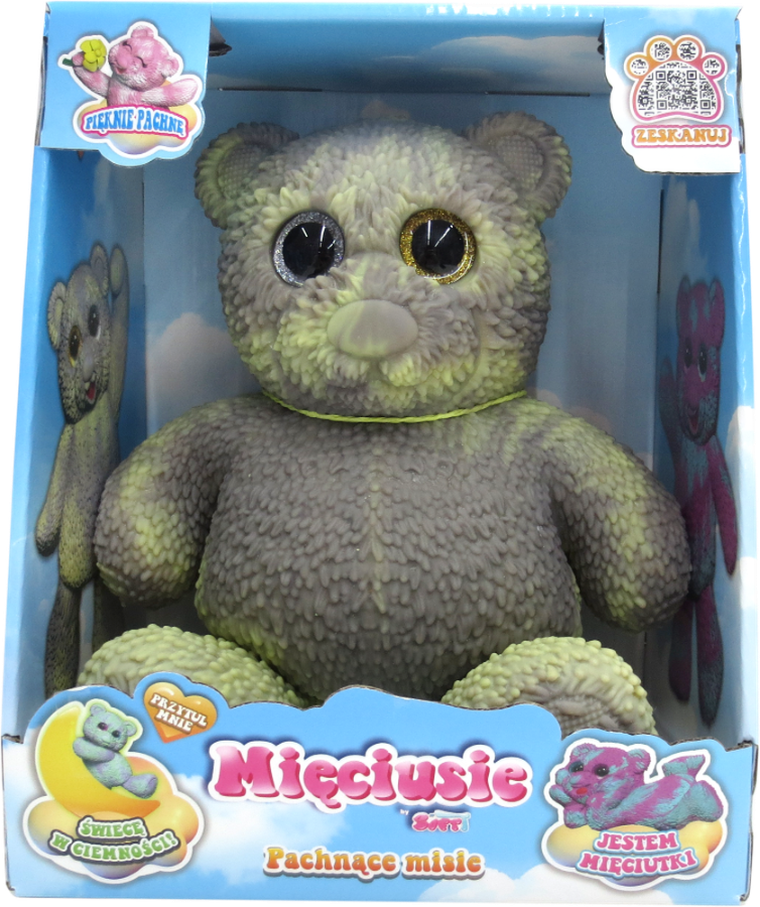 Epee, Mięciusie, Pachnące misie, maskotka, szaro-żółta