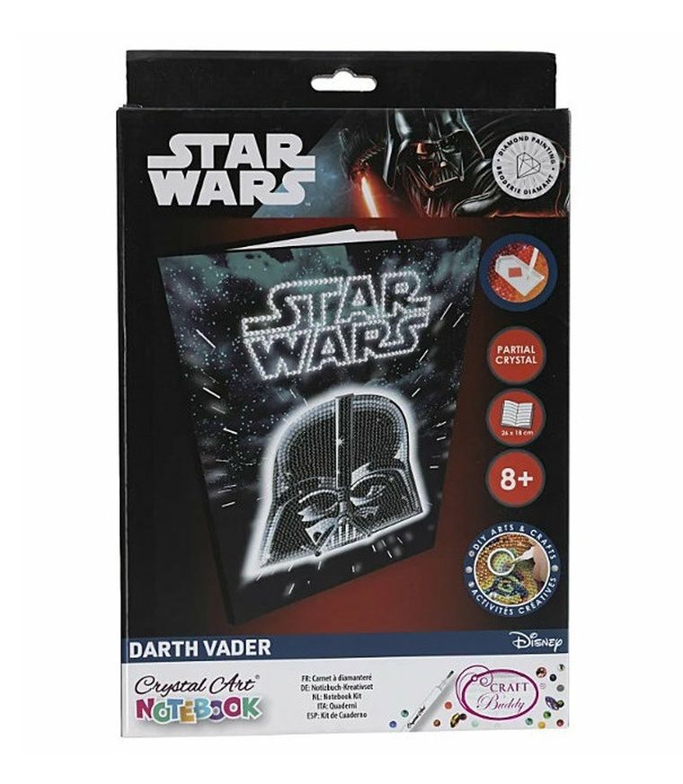 Epee, Star Wars, Crystal Art, notatnik z mozaiką diamentową, Darth Vader, 1 szt.