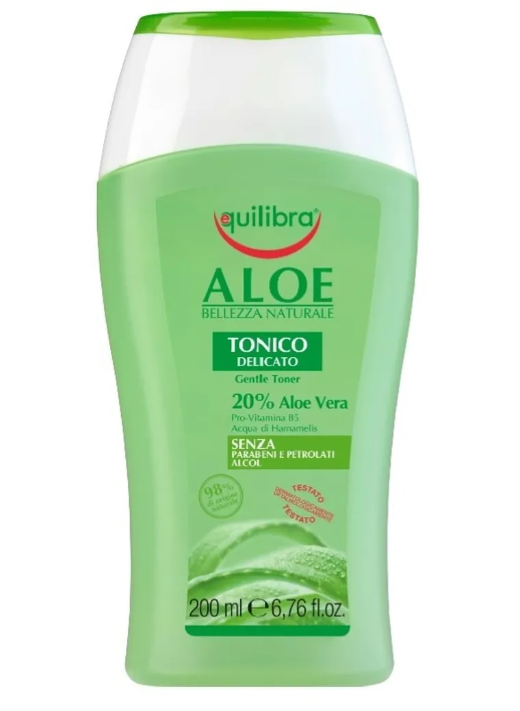 Equilibra, Aloe Gentle Toner, tonik aloesowy do twarzy, 200 ml