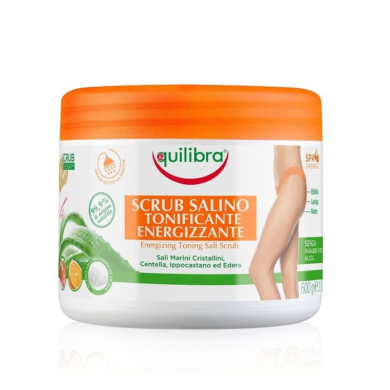 EquilIbra, Energizing Toning Salt, scrub tonizująco-energetyzujący peeling solny, 600 g