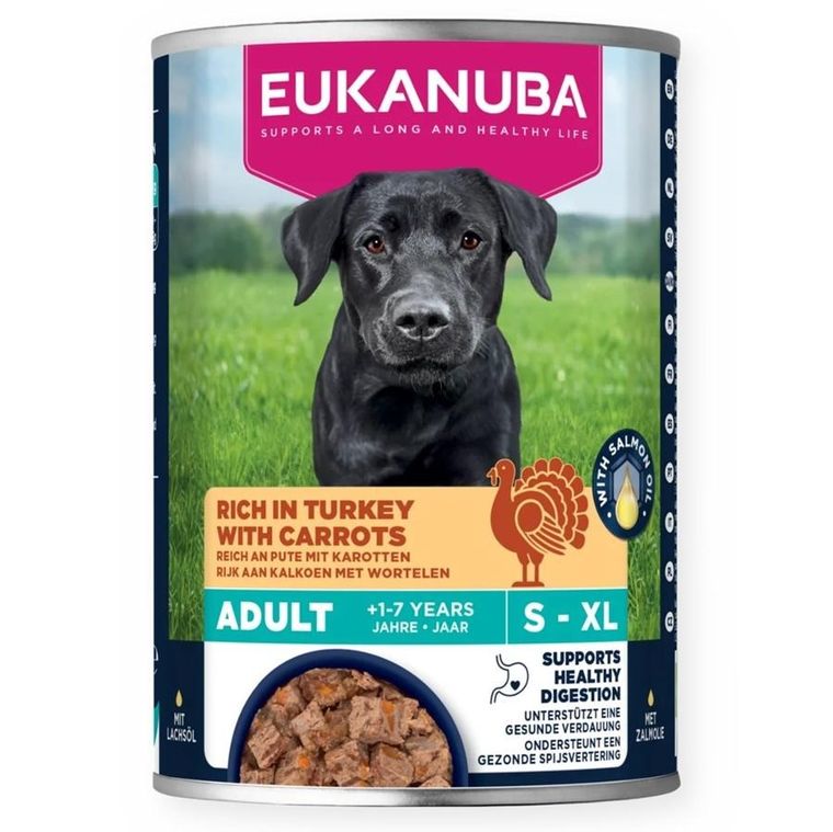 Esperanza, Adult, indyk z marchewką, mokra karma dla psów, 400g