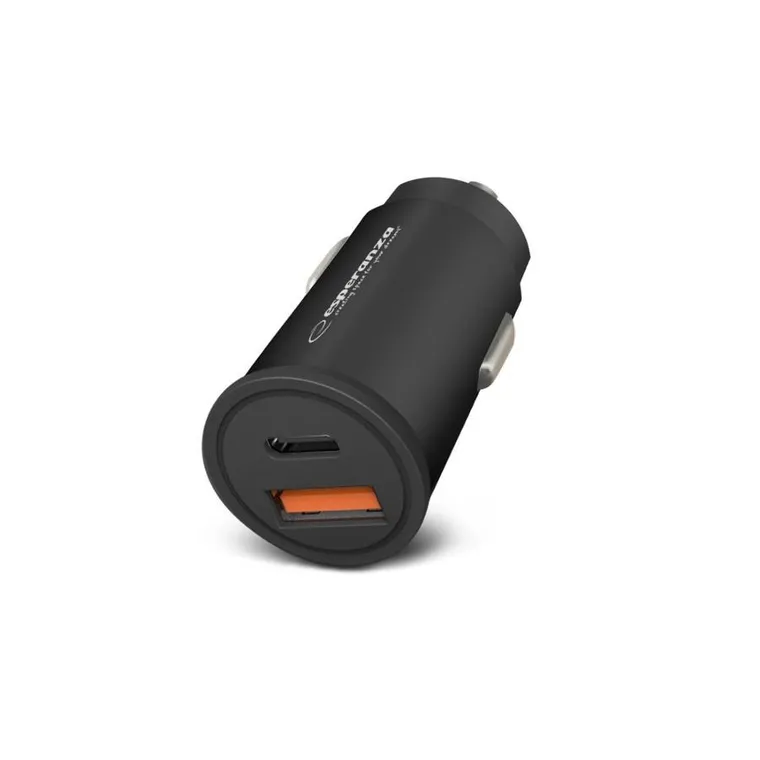 Esperanza, ładowarka samochodowa 20W, USB-C PD 20W, USB-A QC 3.0 18W