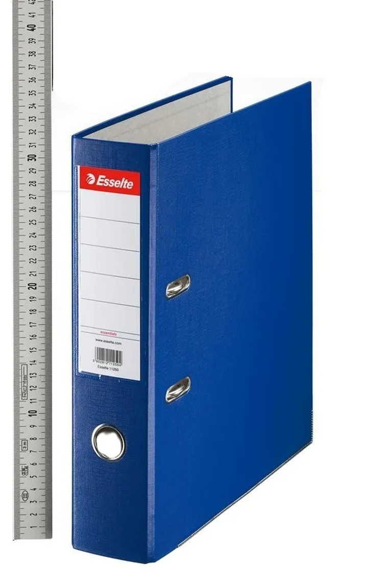 Esselte, segregator A4, 75 mm, niebieski