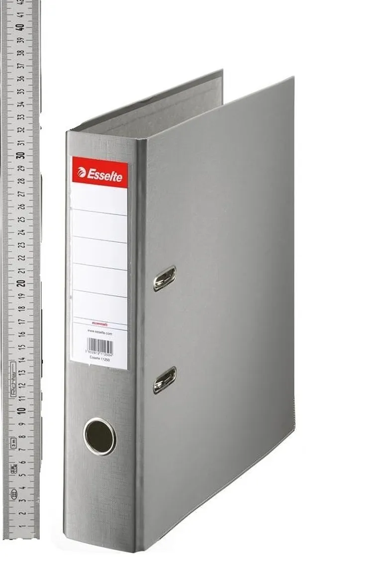 Esselte, segregator A4, 75 mm, szary