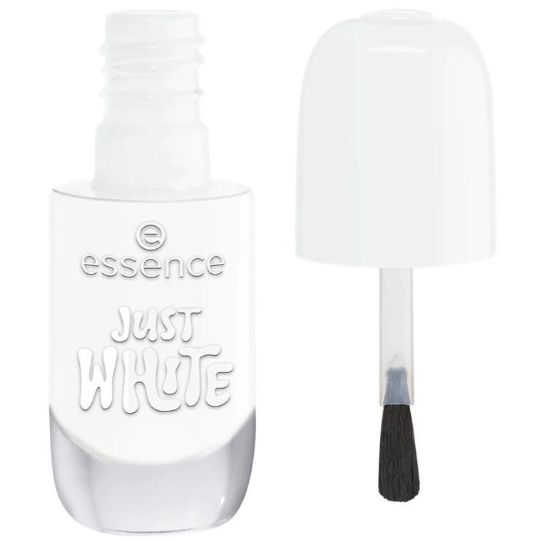 Essence, Gel Nail Polish, żelowy lakier do paznokci, 33 Just White, 8 ml